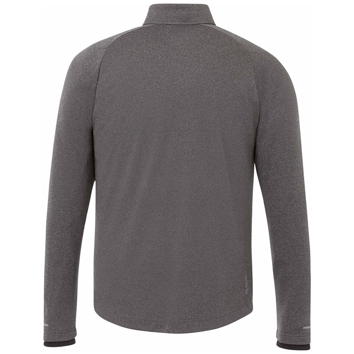 Elevate Men's Asgard Eco Knit Full Zip Jacket: Dark Charcoal Style Upgrade