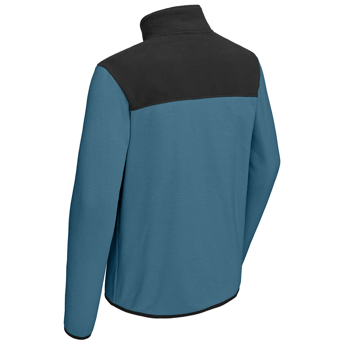 The North Face Men's Glacier 1/4-Zip Fleece in Shady Blue/TNF Black