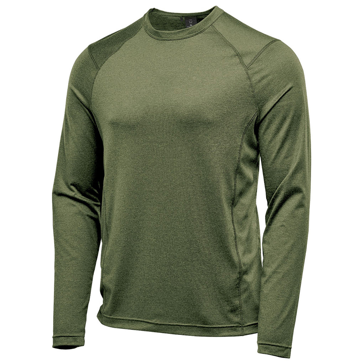 Stormtech Men's Sage Green Milano Long Sleeve Crew Neck - Ideal for Cold Adventures