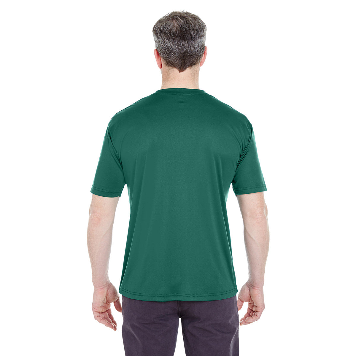 UltraClub Men's Forest Green Cool & Dry Sport Performance Interlock T-Shirt - The Ultimate Men's Activewear