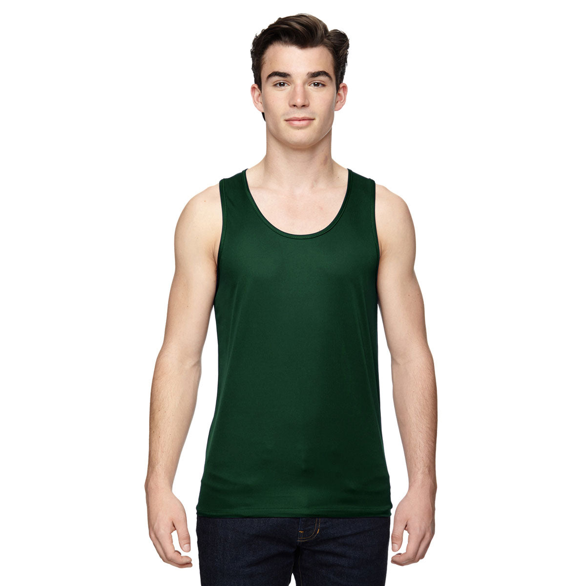 Augusta Sportswear Men's Stunning Dark Green Training Tank