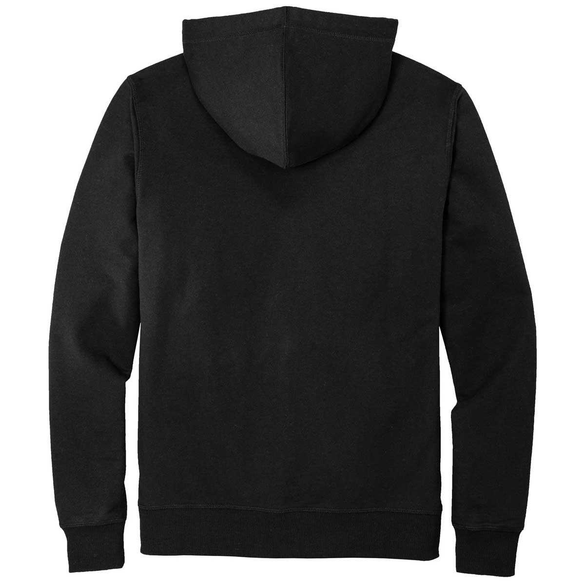 District Men's Eco-Friendly Black Re-Fleece Full-Zip Hoodie