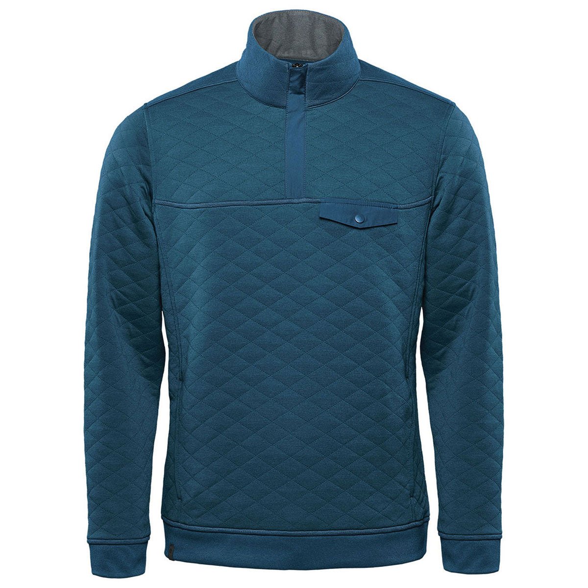 Stormtech Men's Steel Blue Montebello Thermal 1/4 Zip Pullover - Stay Warm in Style!