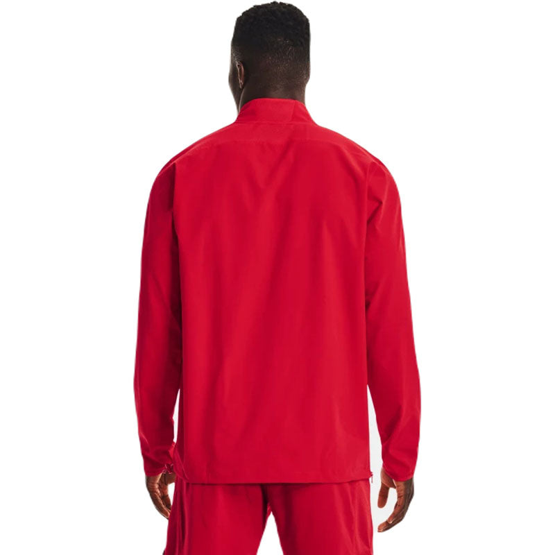 Under Armour Men's Stylish Red/White Motivate 2.0 Long Sleeve Shirt - A Must-Have!