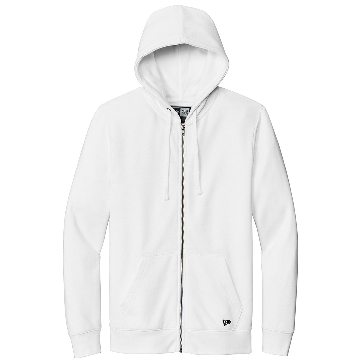 New Era Men's Stunning White Comeback Fleece Full-Zip Hoodie - Order Now!