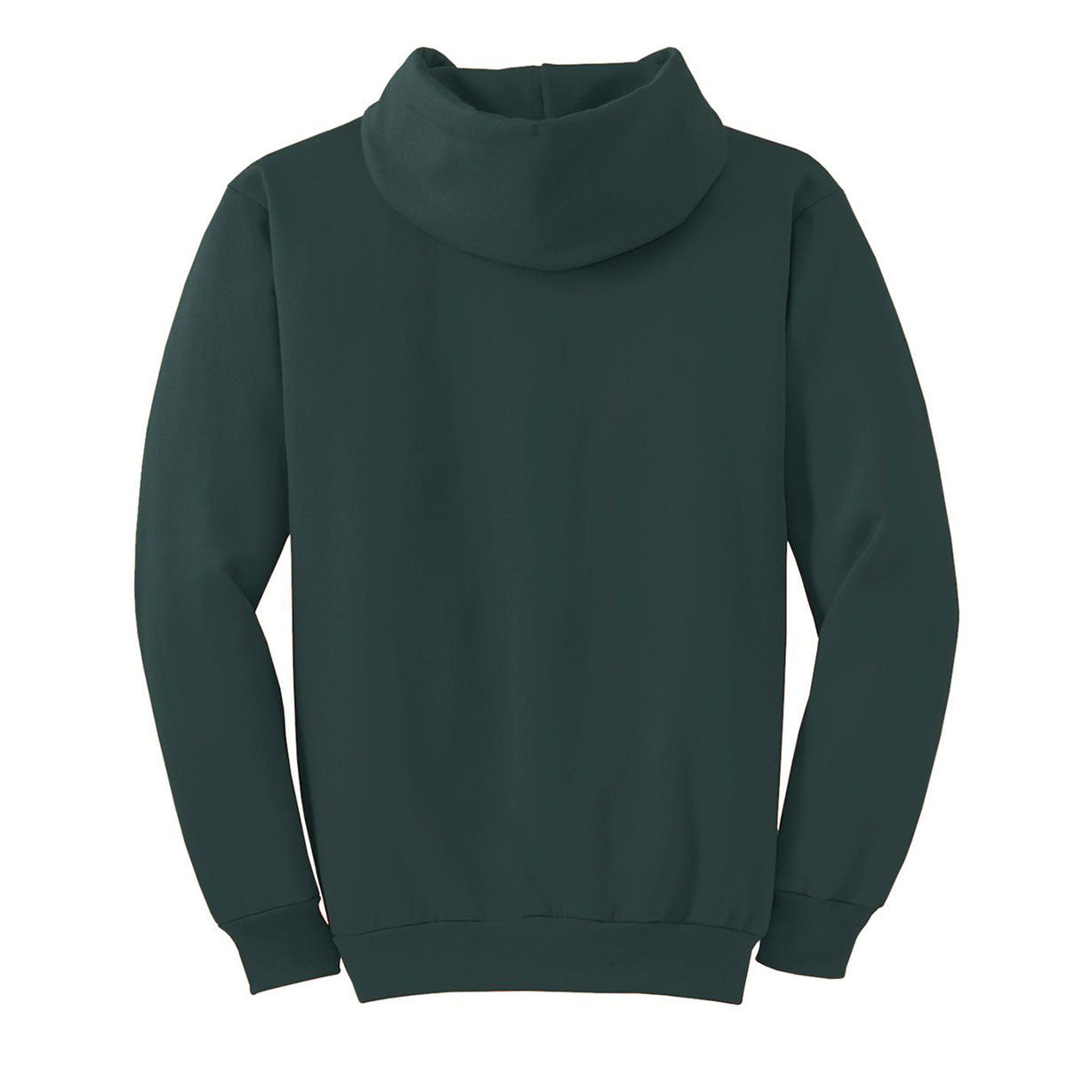 Port & Company Men's Dark Green Must - Have Fleece Pullover Hooded Sweatshirt