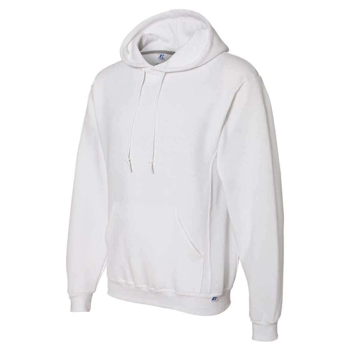 Russell Athletic Men's White Dri Power Hooded Sweatshirt: The Ultimate Comfort Gear