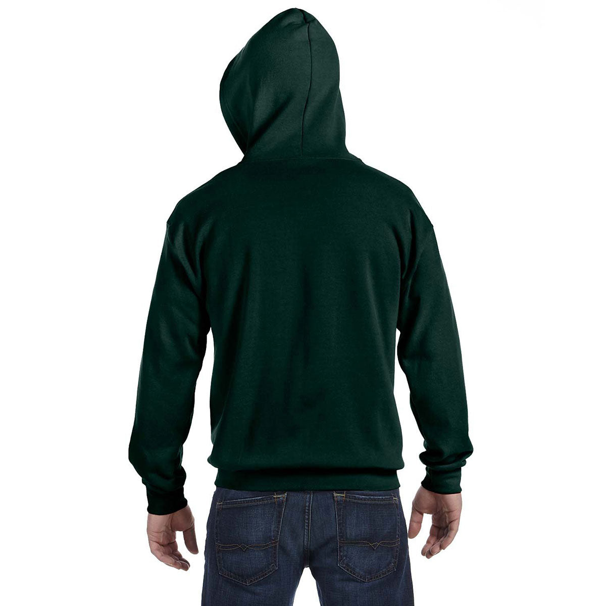 Gildan Unisex Forest Green Heavy Blend 50/50 Full Zip Hoodie - The Ultimate Corporate Apparel
