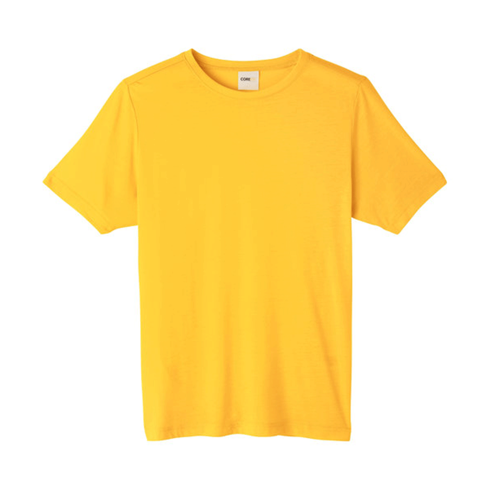 CORE 365 Men's Campus Gold Fusion ChromaSoft: The Ultimate Performance T-Shirt