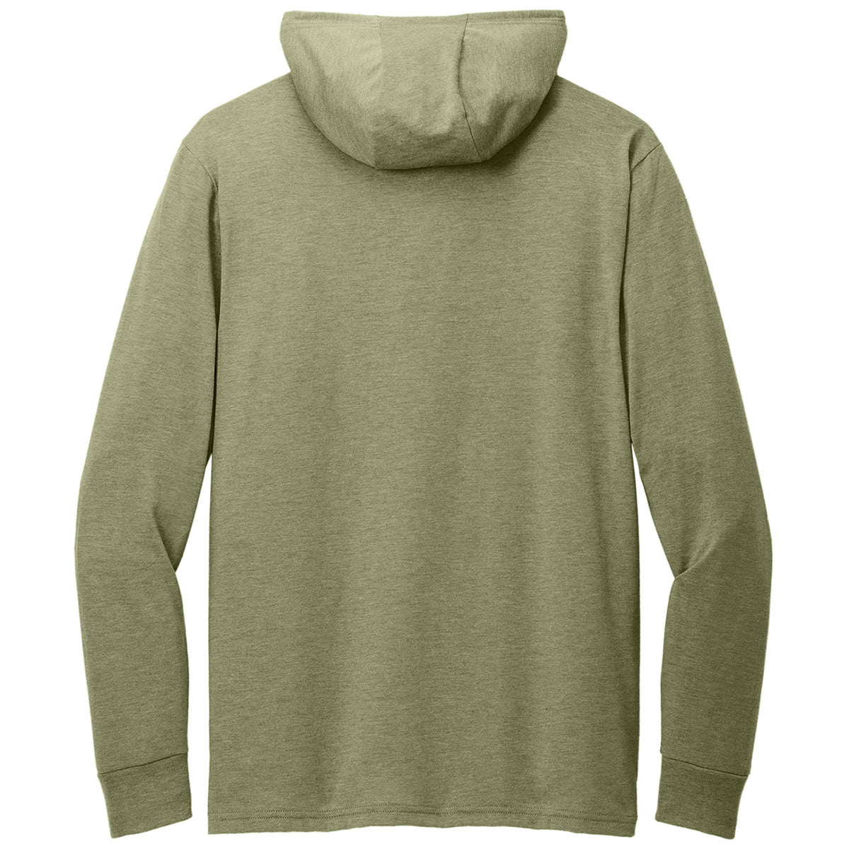 Allmade Unisex 'Olive You' Green Tri-Blend Stylish Hoodie Tee