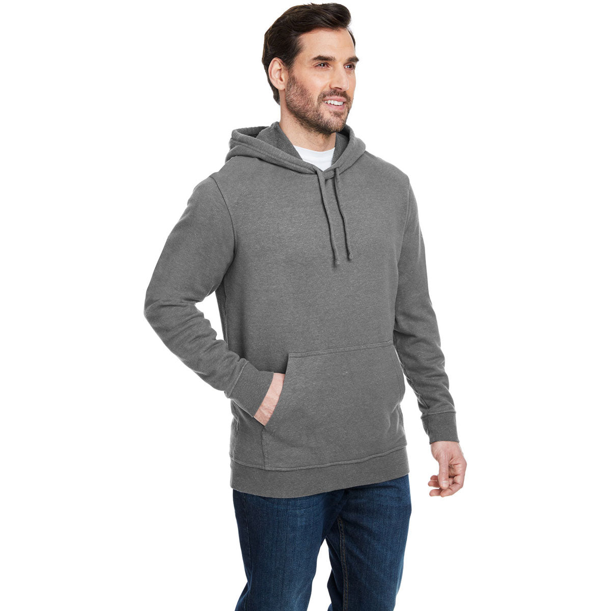 Econscious Men's Stonework Grey Hemp Hero Hoodie - Sustainable Style!