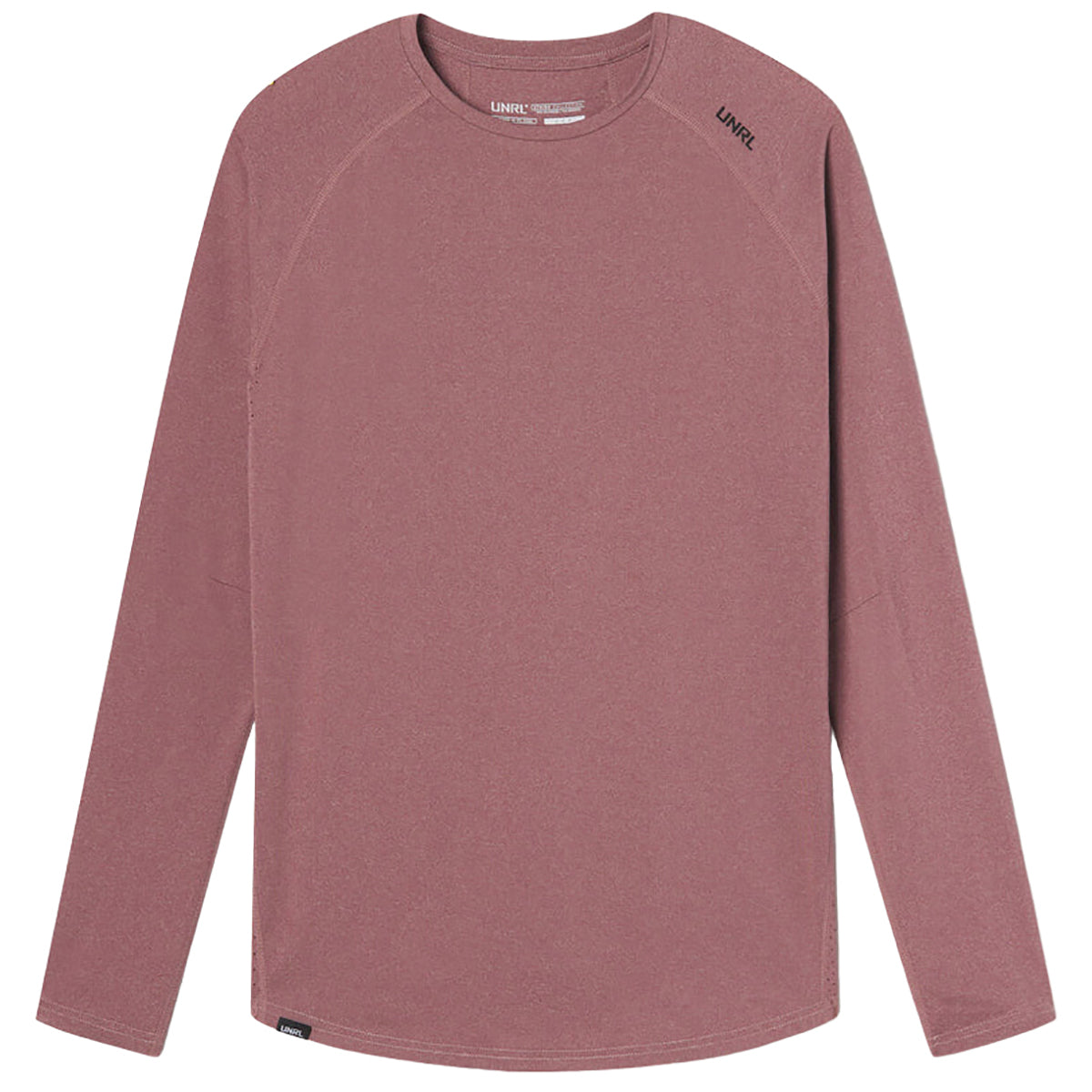 UNRL Men's Stylish Heather Auburn Stride Long Sleeve Shirt - Ideal for Corporate Events