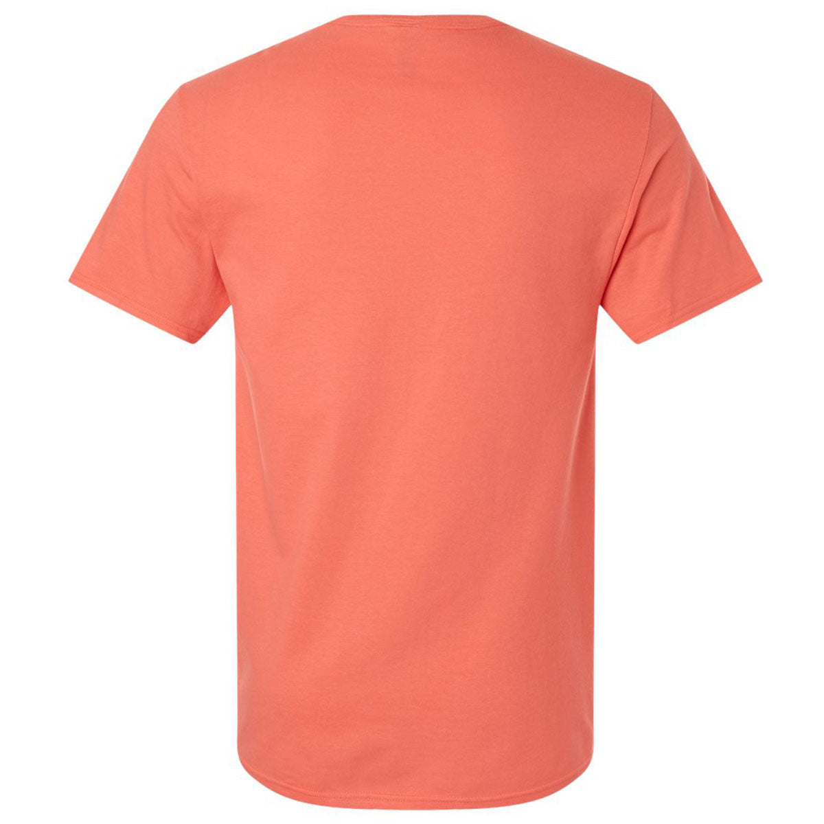 Jerzees Unisex Stunning Sunset Coral Premium Cotton T-Shirt