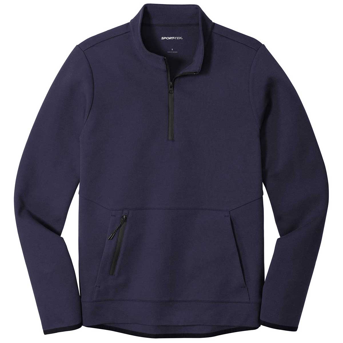 Sport-Tek Men's Navy Triumph Quarter Zip Pullover: Your Ultimate Fall Essential