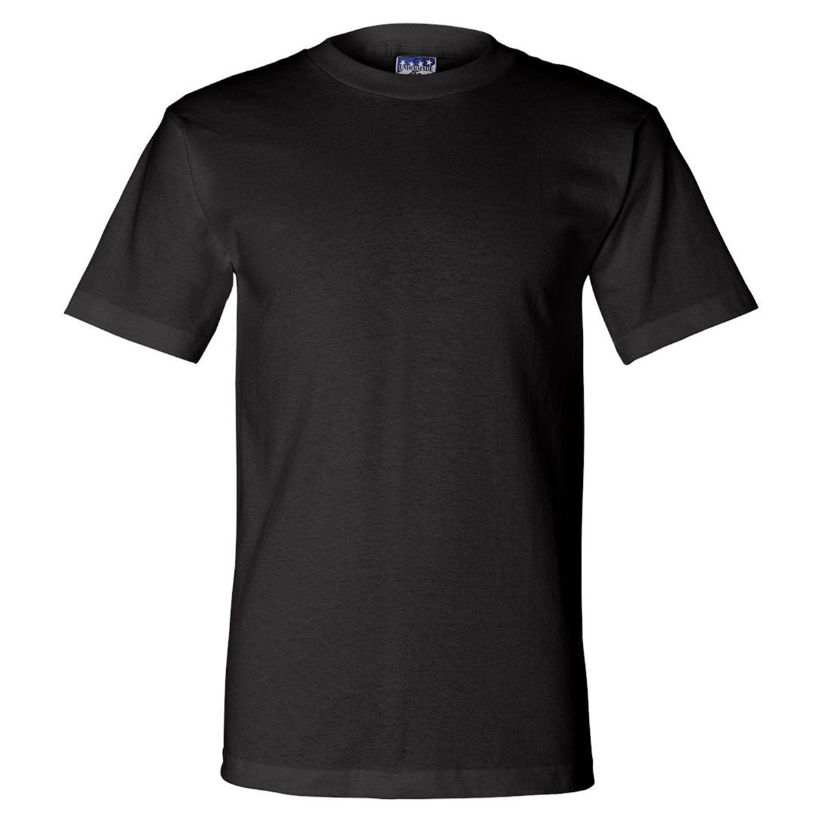 Bayside Men's Premium Black Union-Made Short Sleeve T-Shirt