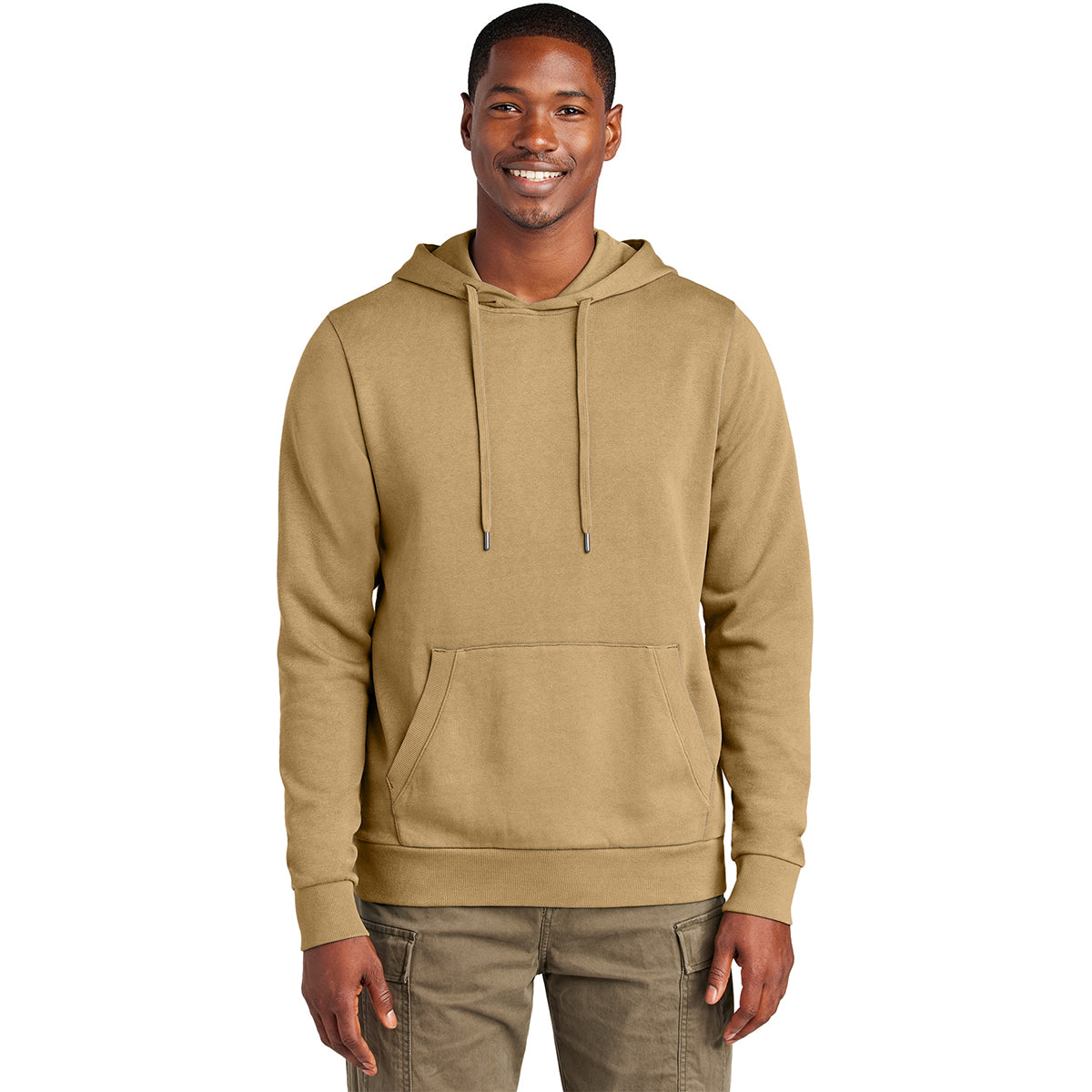 District Men's Golden Spice Wash Fleece Hoodie - A Vintage Delight