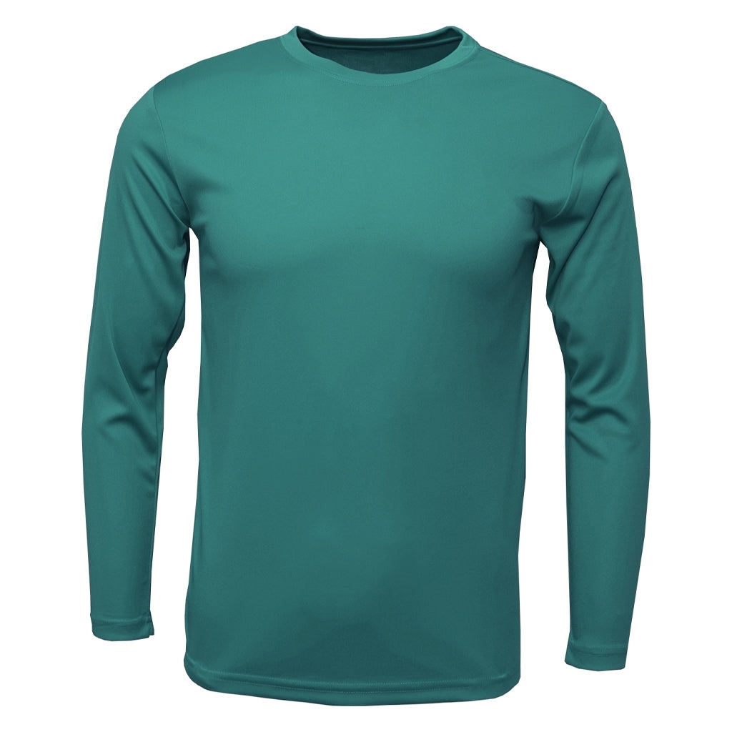 BAW Men's Teal Xtreme Tek: The Ultimate Long Sleeve Shirt
