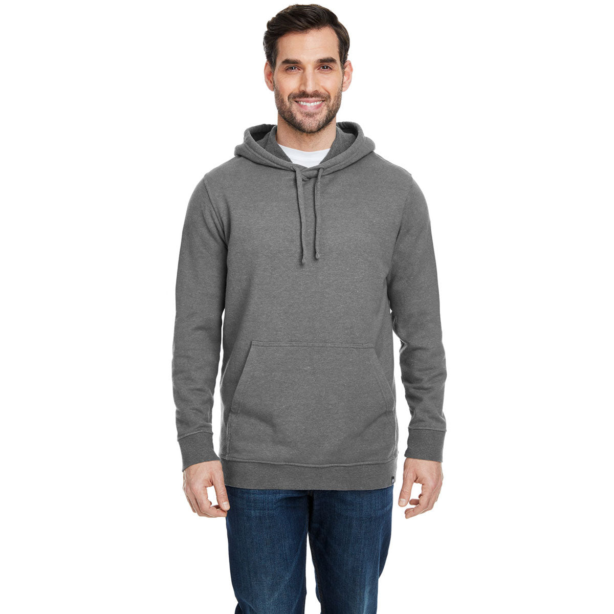 Econscious Men's Stonework Grey Hemp Hero Hoodie - Sustainable Style!