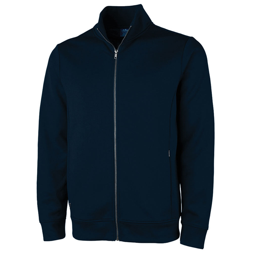 Charles River Men's Navy Seaport Full Zip Performance Jacket - Stay Warm in Style!
