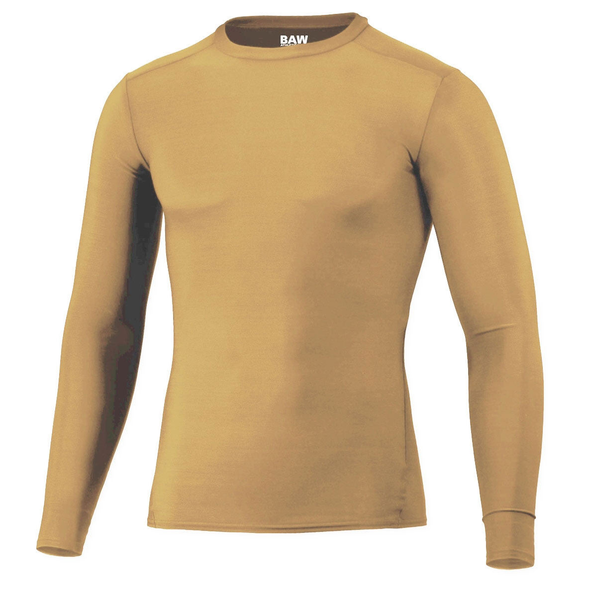 BAW Men's Vegas Gold Cool-Tek Compression Long Sleeve Shirt: A Must-Have for Tough Guys