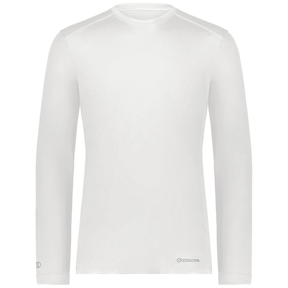 Holloway Men's Stunning White Coolcore Long Sleeve Tee