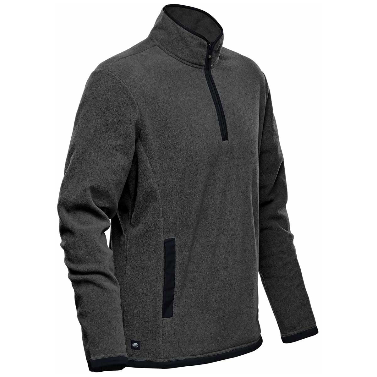 Stormtech Men's Graphite/Black Shasta Tech Fleece Quarter Zip - The Ultimate Outdoor Essential