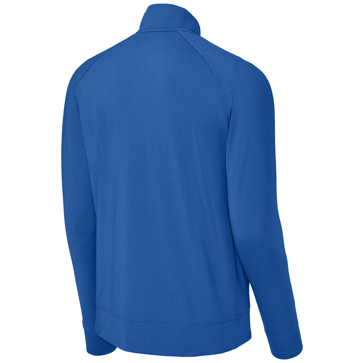 Sport-Tek Men's True Royal Sport-Wick Stretch Full-Zip Cadet Jacket - Ideal for Active Men