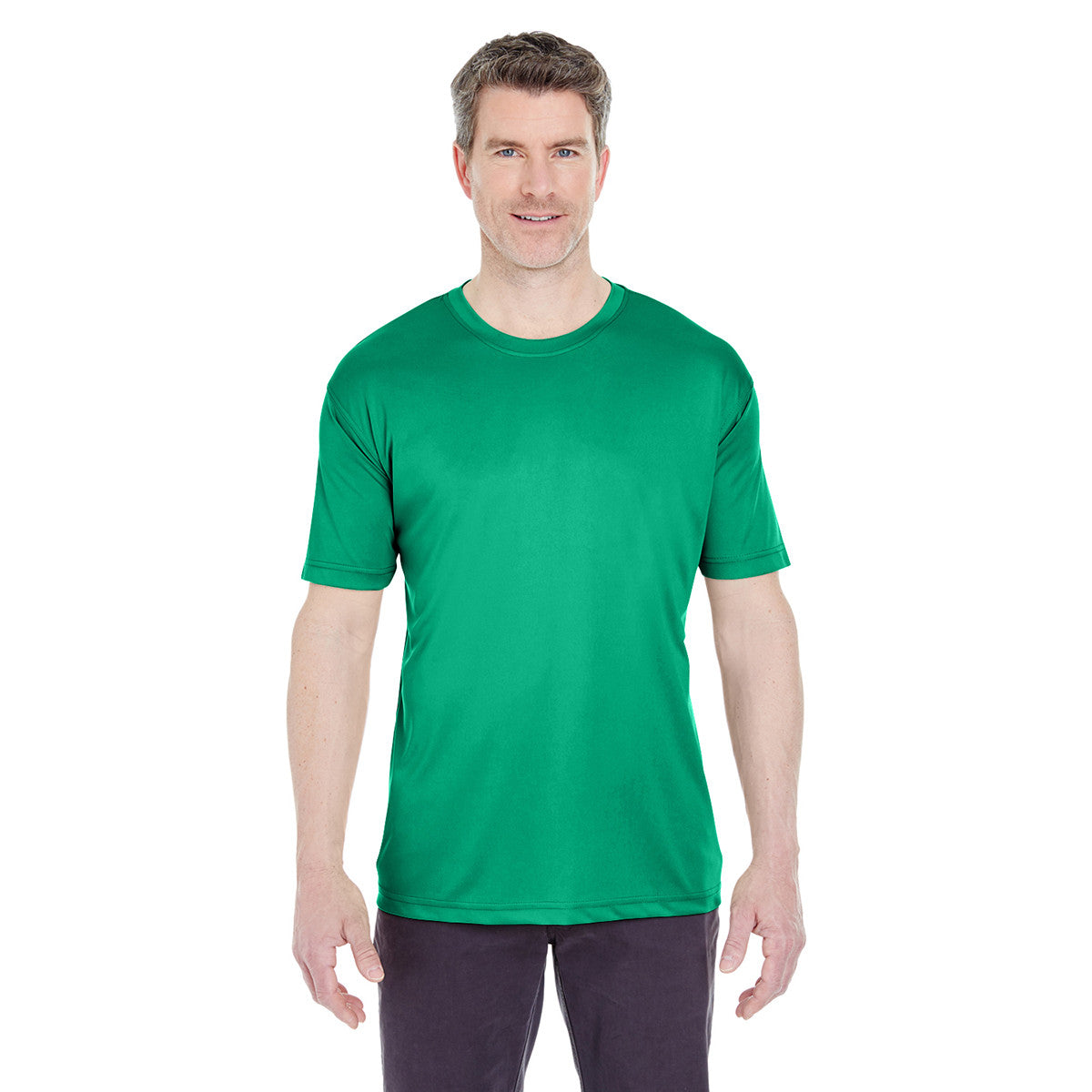 UltraClub Men's Kelly Cool & Dry High-Performance Interlock T-Shirt: A Must-Have for Active Men