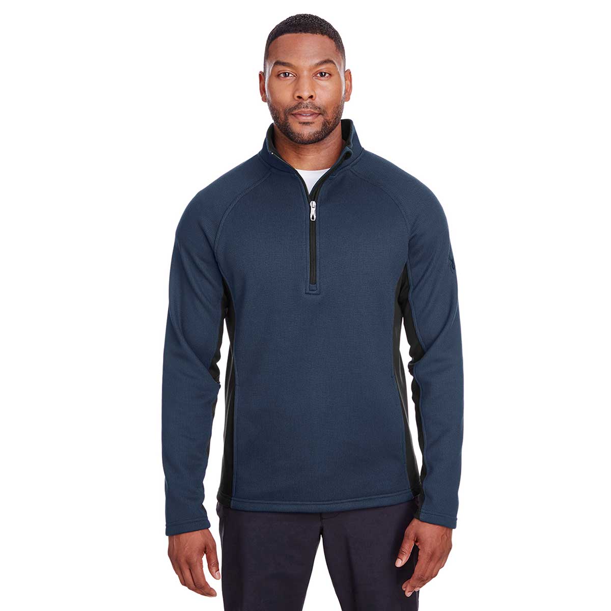 Spyder Men's Frontier/Black Constant Half-Zip Sweater: The Ultimate Outdoor and Office Essential