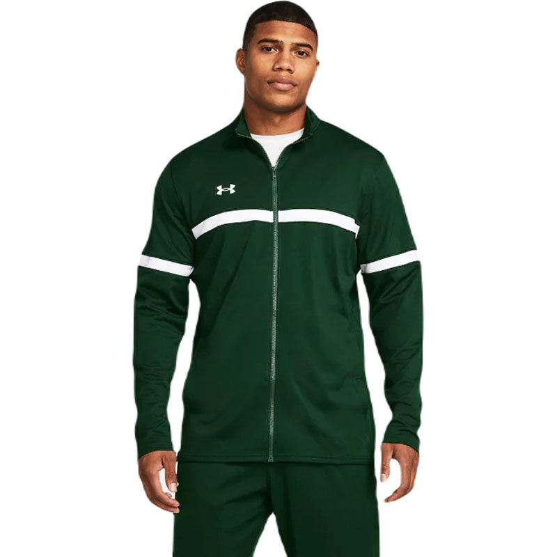 Under Armour Men's Forest Green/White Team Knit Full-Zip Warm-Up: The Ultimate Corporate Giveaway