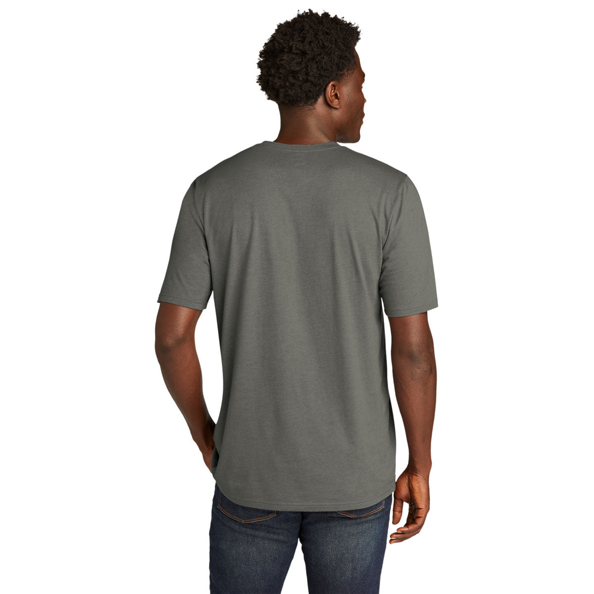 New Era Men's Shadow Grey Tri-Blend Performance Tee - Ideal for Any Occasion