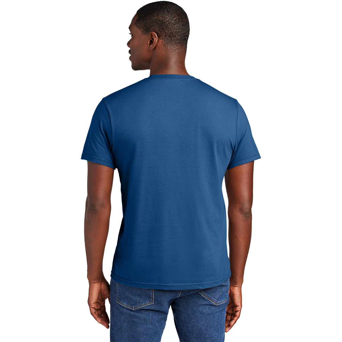 District Men's Stunning Maritime Blue Essential Tee