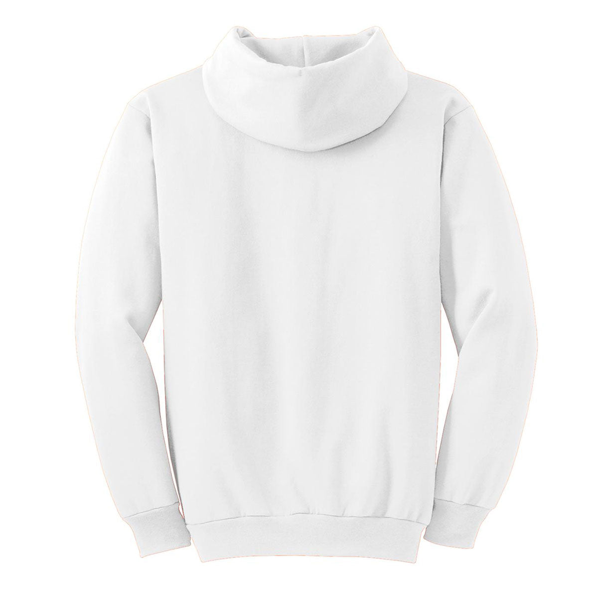 Port & Company Men's White Essential Fleece Pullover Hoodie - The Ultimate Business and Team Uniform