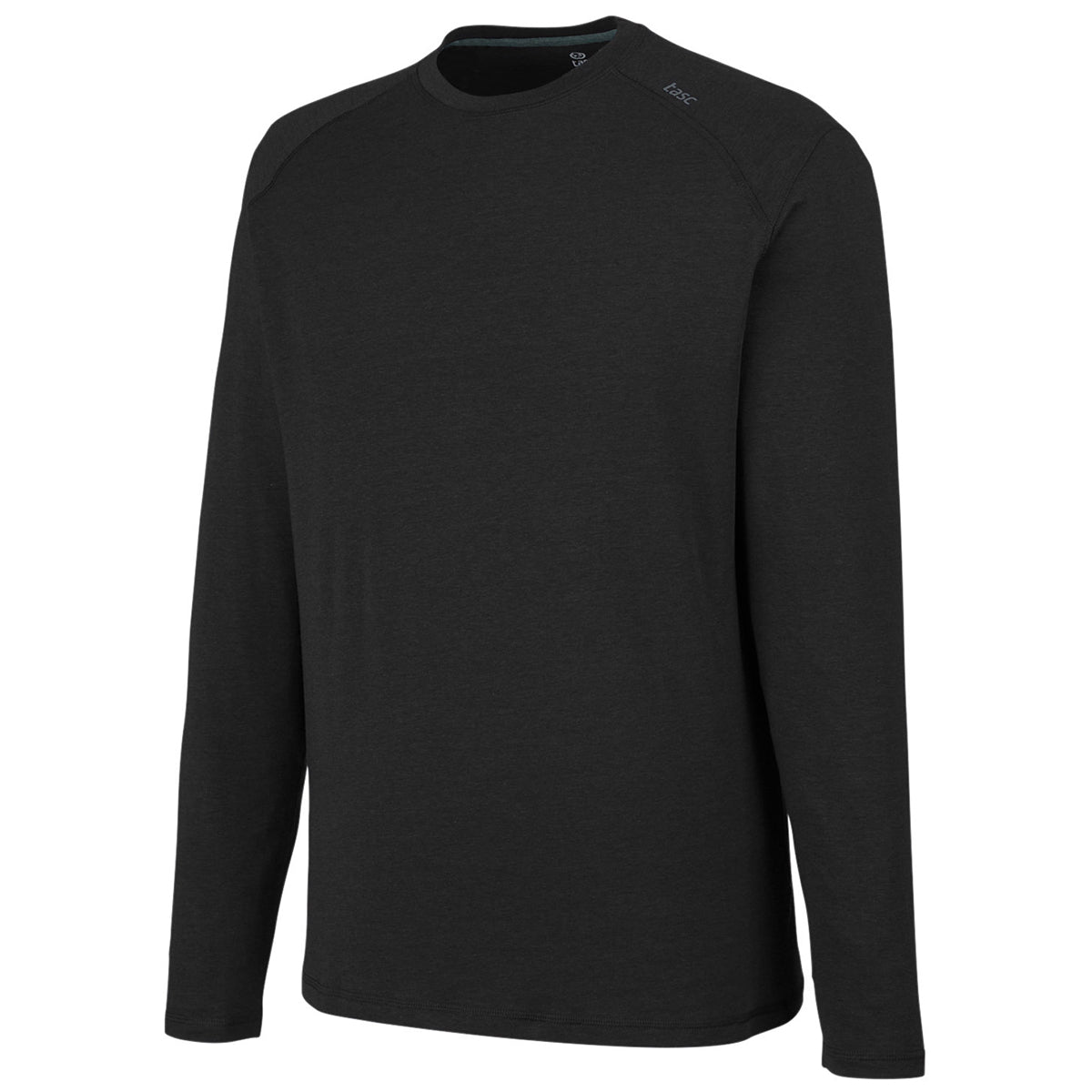 tasc Men's Black Carrollton Fitness Long-Sleeve T-Shirt: Active and Comfortable