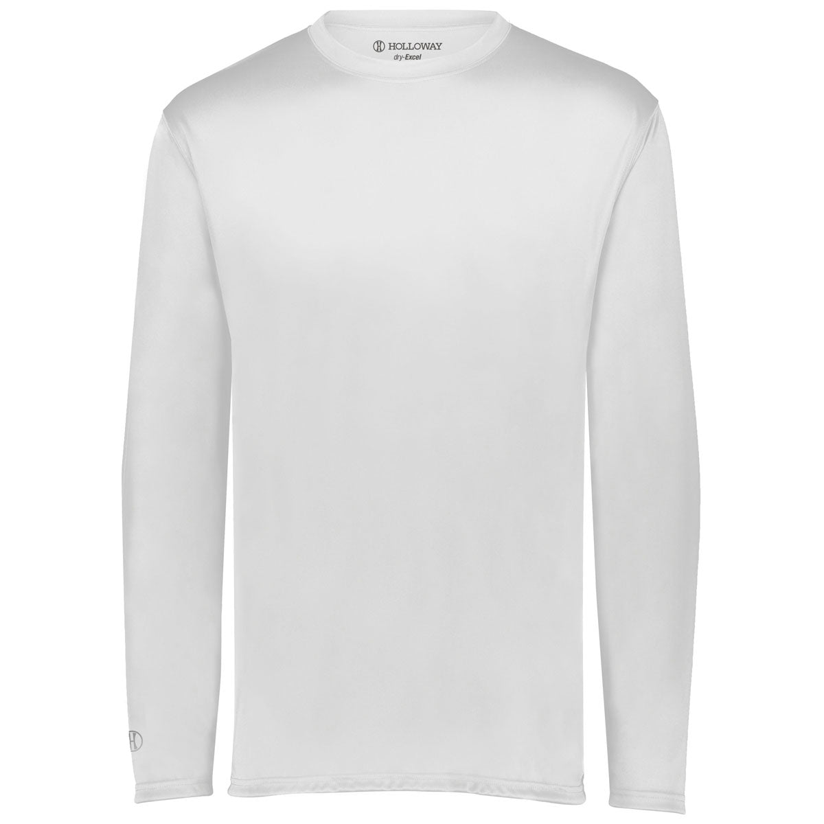 Holloway Men's Stunning White Momentum Long Sleeve Tee