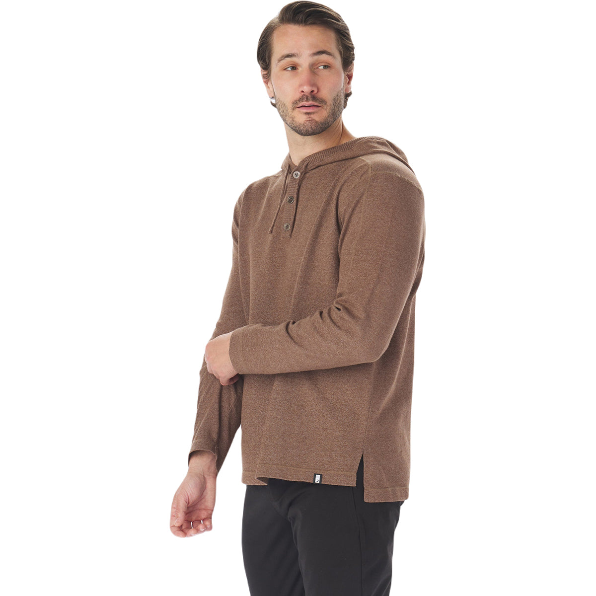 Glyder Men's Espresso Ace Stylish Hooded Sweater