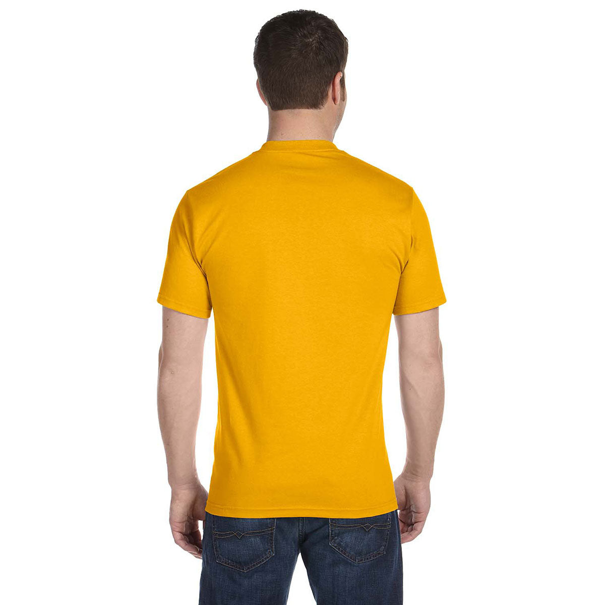 Gildan Unisex Gold 5.5 oz. 50/50 Custom Logo T-Shirt