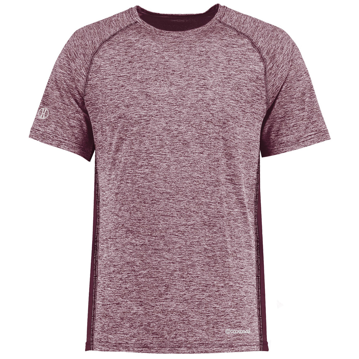 Holloway Men's Maroon Heather Electrify Coolcore Tee - Stay Cool & Stylish!