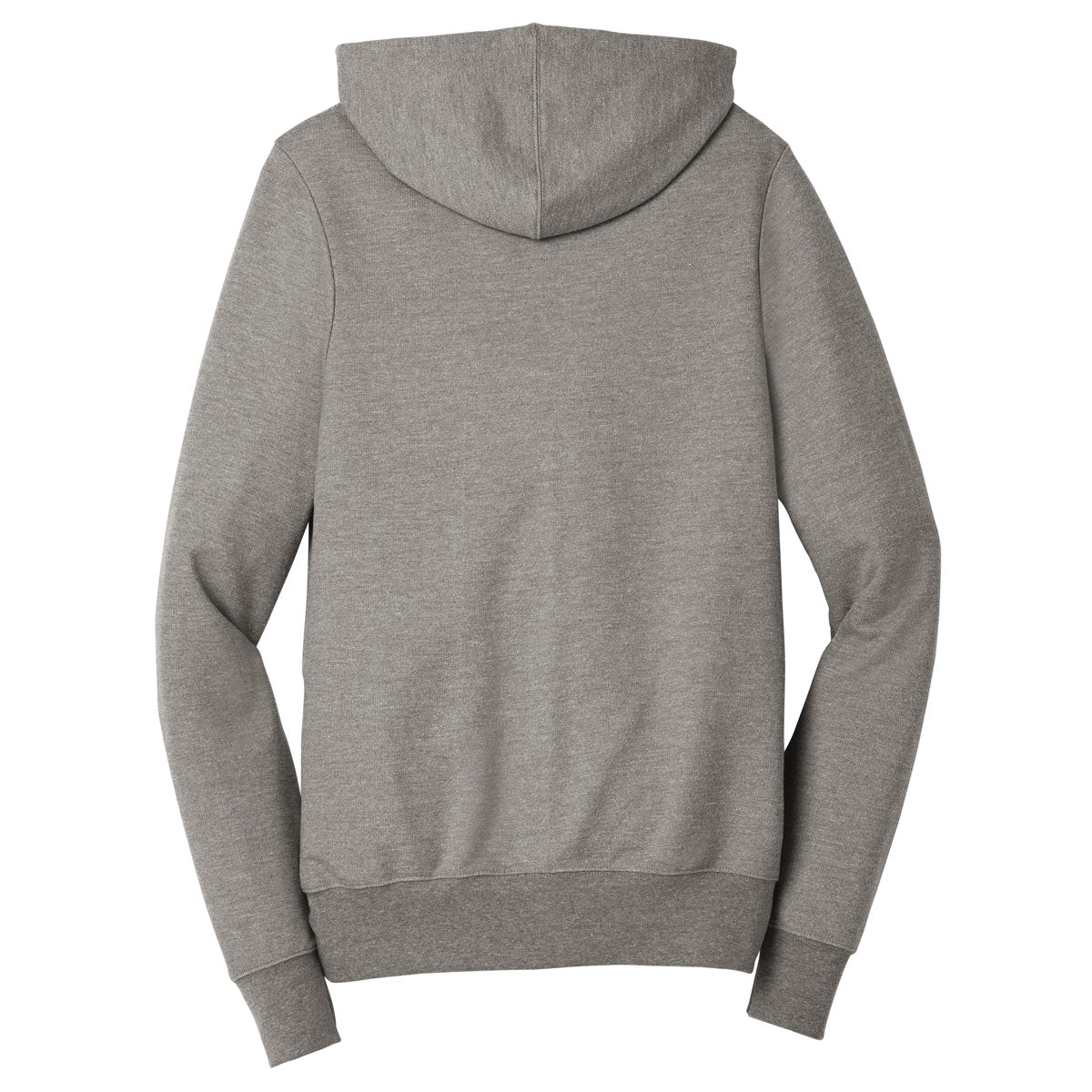 District Men's Grey Frost Perfect Tri French Terry Full-Zip Hoodie - The Ultimate Men's Comfort