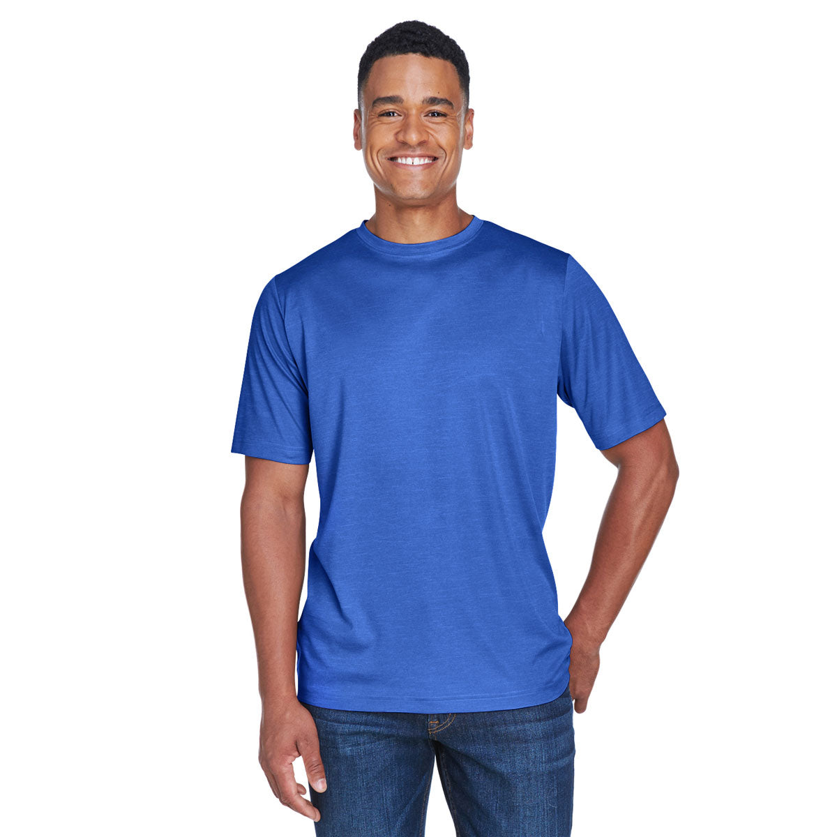 Team 365 Men's Royal Heather Sonic Performance T-Shirt: Elevate Your Style!