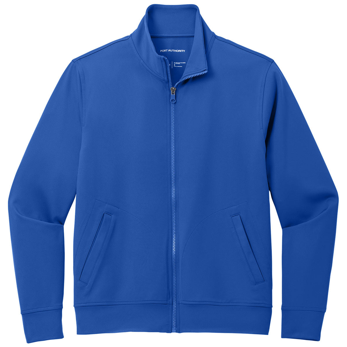 Port Authority Men's True Royal C-FREE Double Knit Full-Zip Jacket - A Must-Have for Active Men