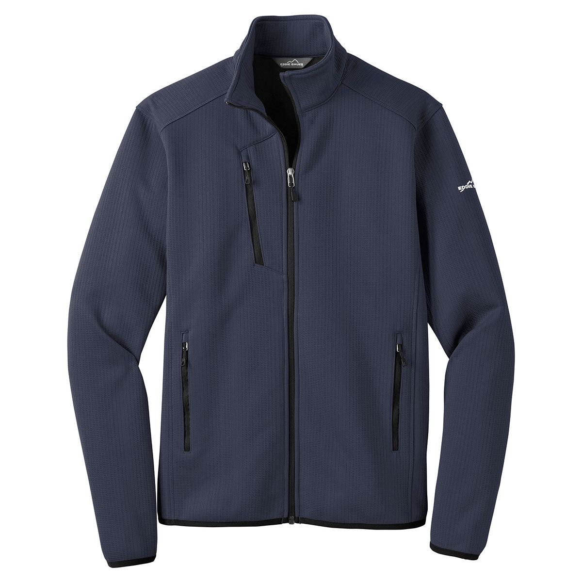 Eddie Bauer Men's River Blue Dash Full-Zip Fleece Jacket - The Ultimate Travel Companion