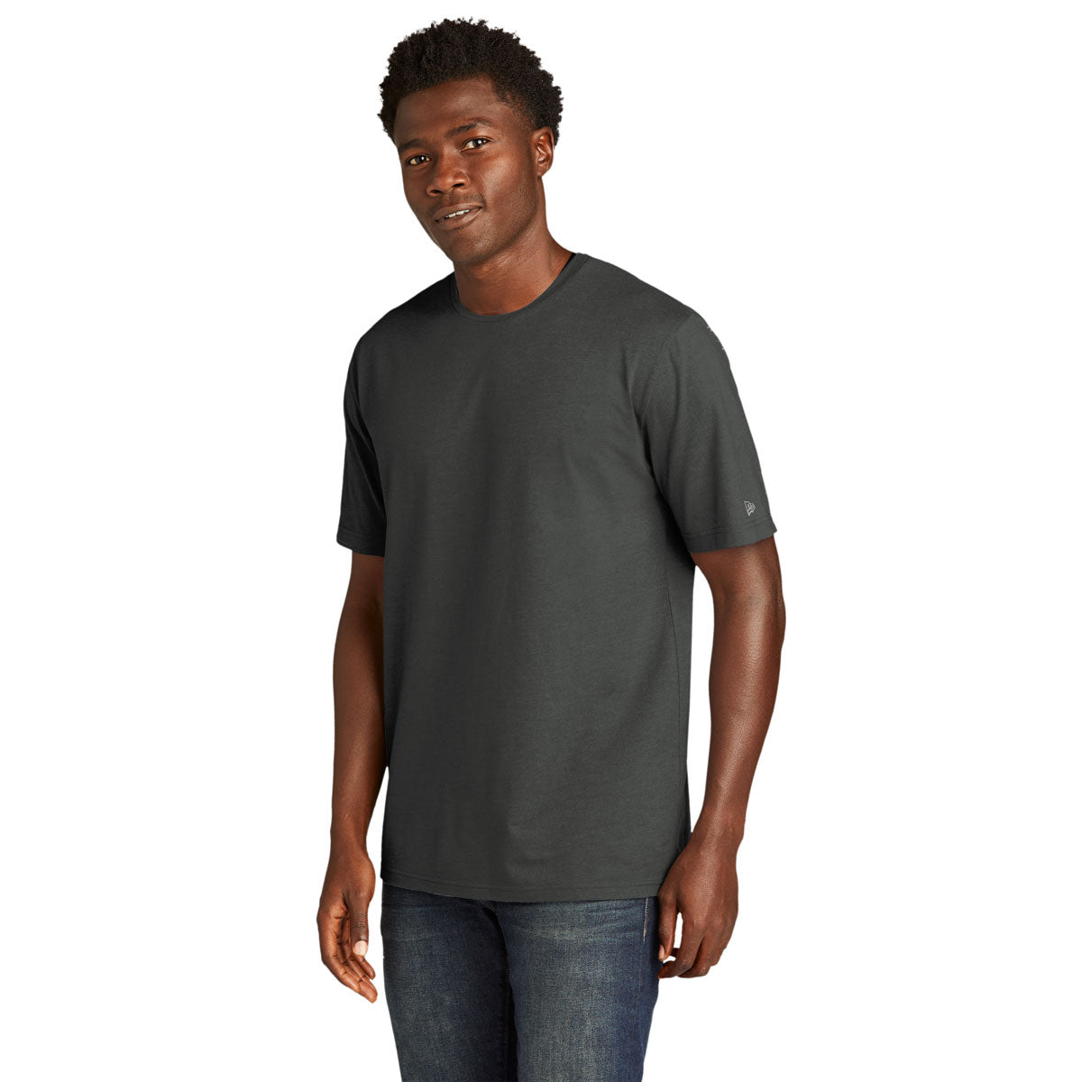 New Era Men's Stunning Graphite Tri-Blend Tee - A Must-Have!