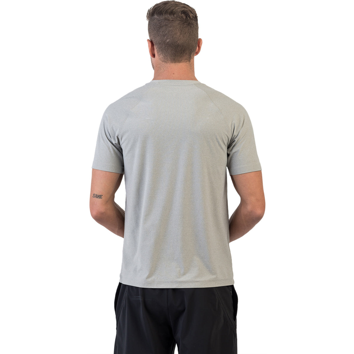 Rhone Men's Stunning Light Grey Heather Reign Short Sleeve Tee