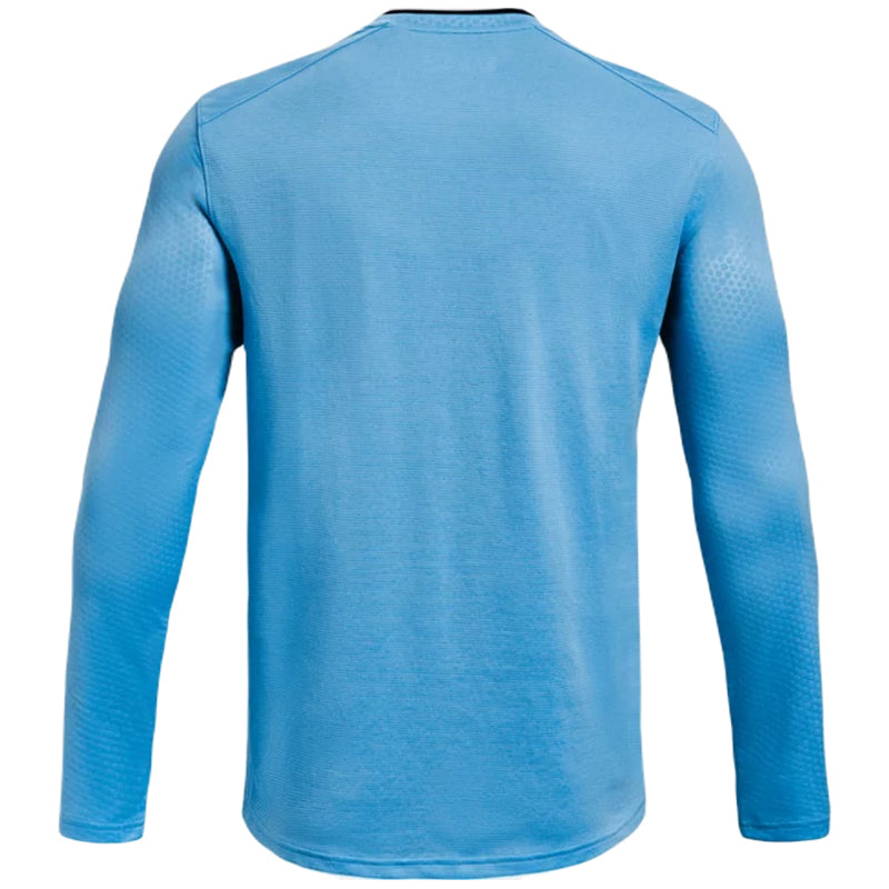 Under Armour Men's Carolina Blue Goalkeeper Jersey: Stay Warm & Active!