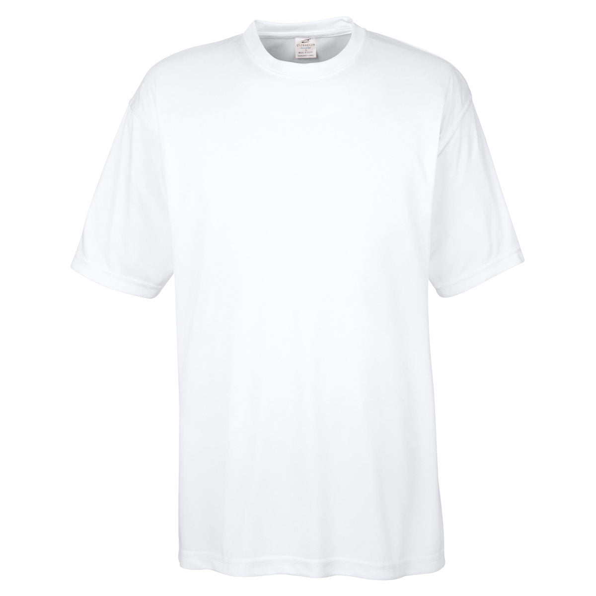 UltraClub Men's White Cool & Dry Performance T-Shirt - The Ultimate Comfort!