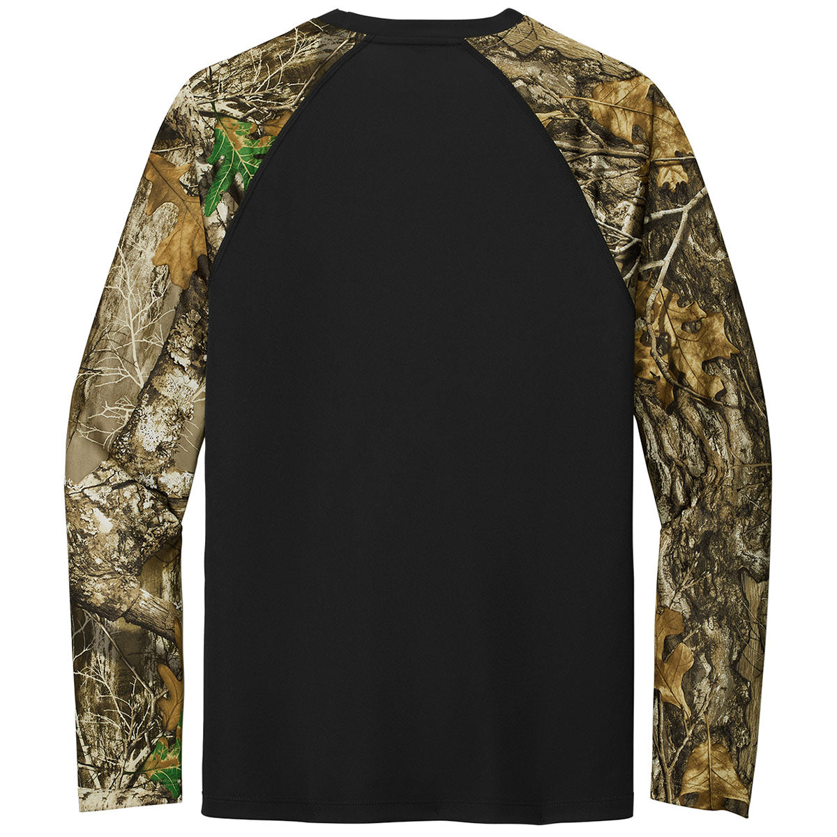 Russell Outdoors Men's Stylish Realtree Edge Colorblock Long Sleeve Performance Tee