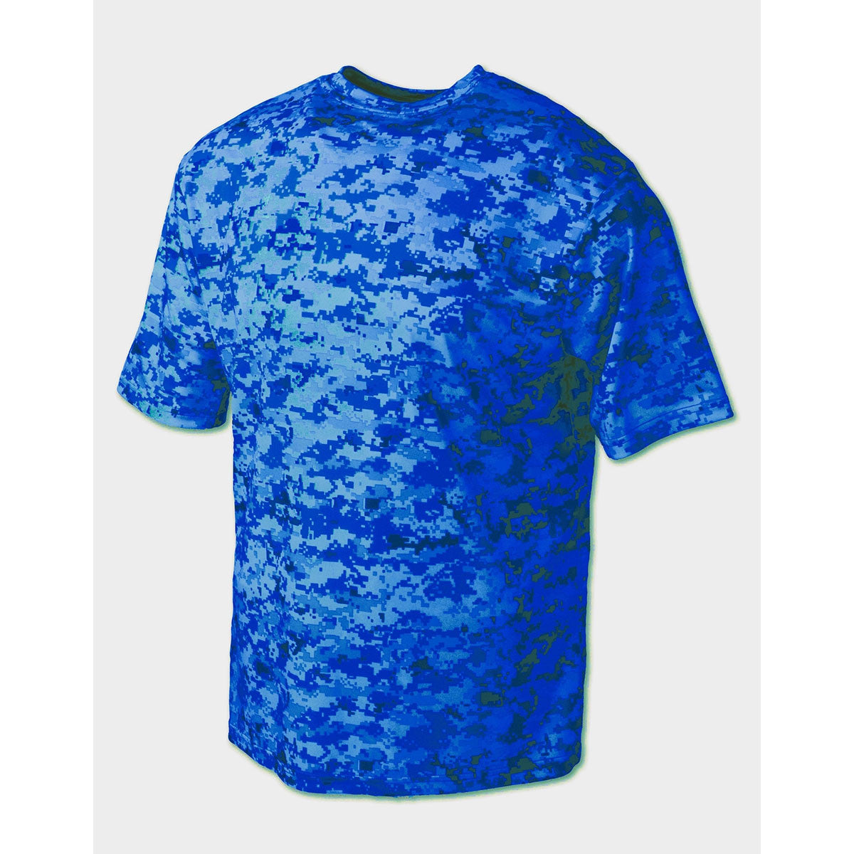 BAW Men's Blue Xtreme Tek Digital Camo Short Sleeve Shirt: A Must-Have!