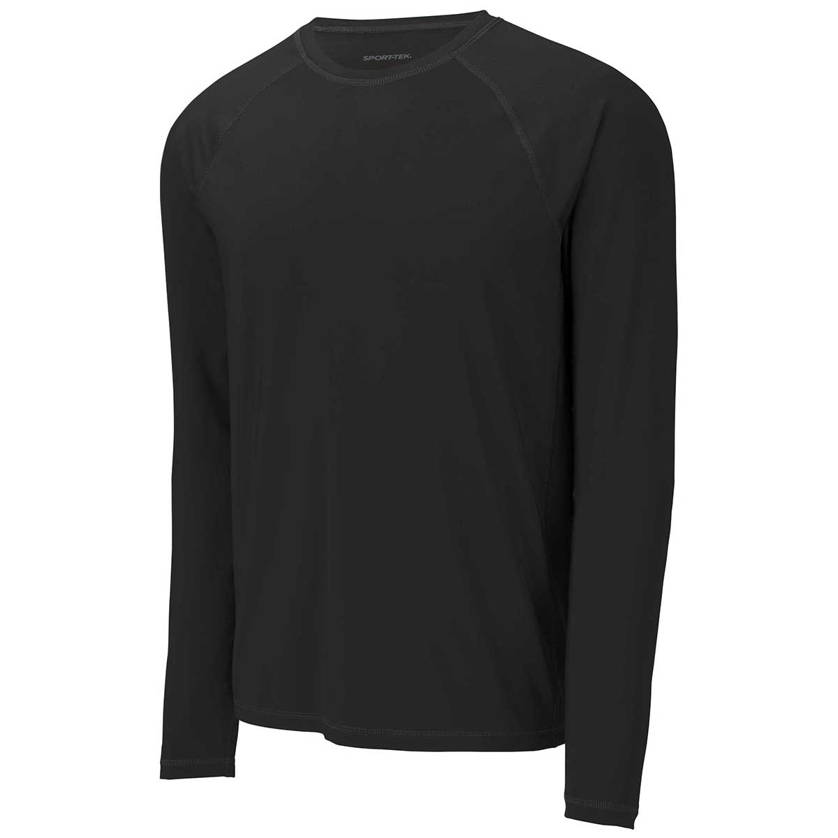 Sport-Tek Men's High-Performance Black Long Sleeve Rashguard Tee