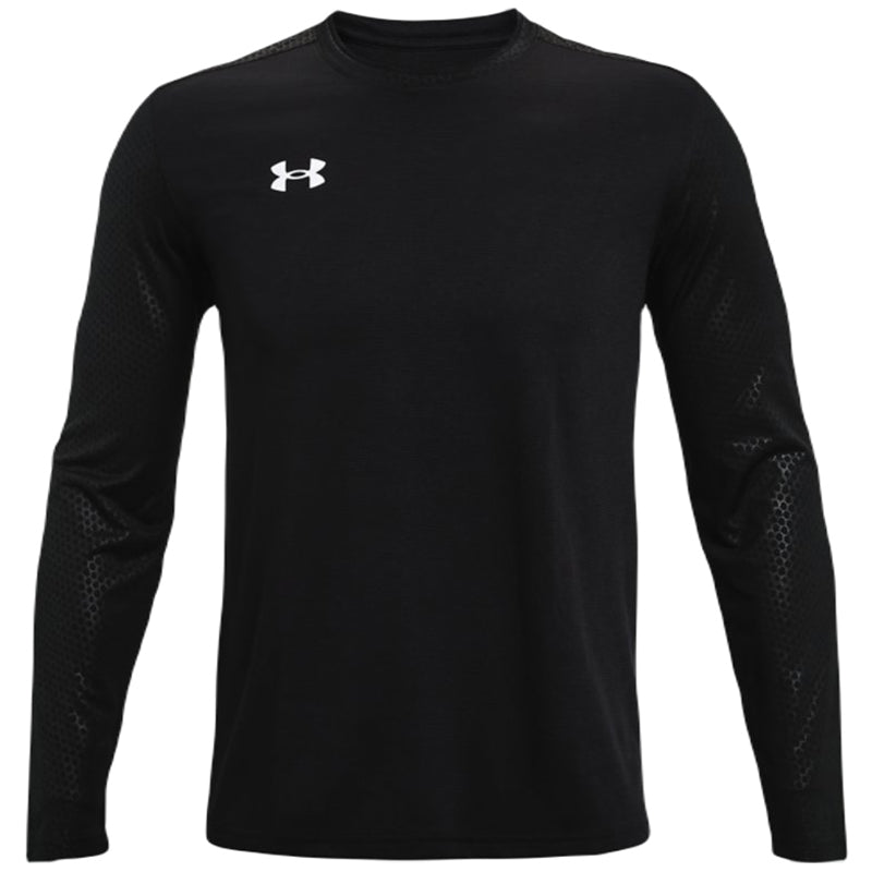Under Armour Men's Stylish Black Wall Goalkeeper Jersey